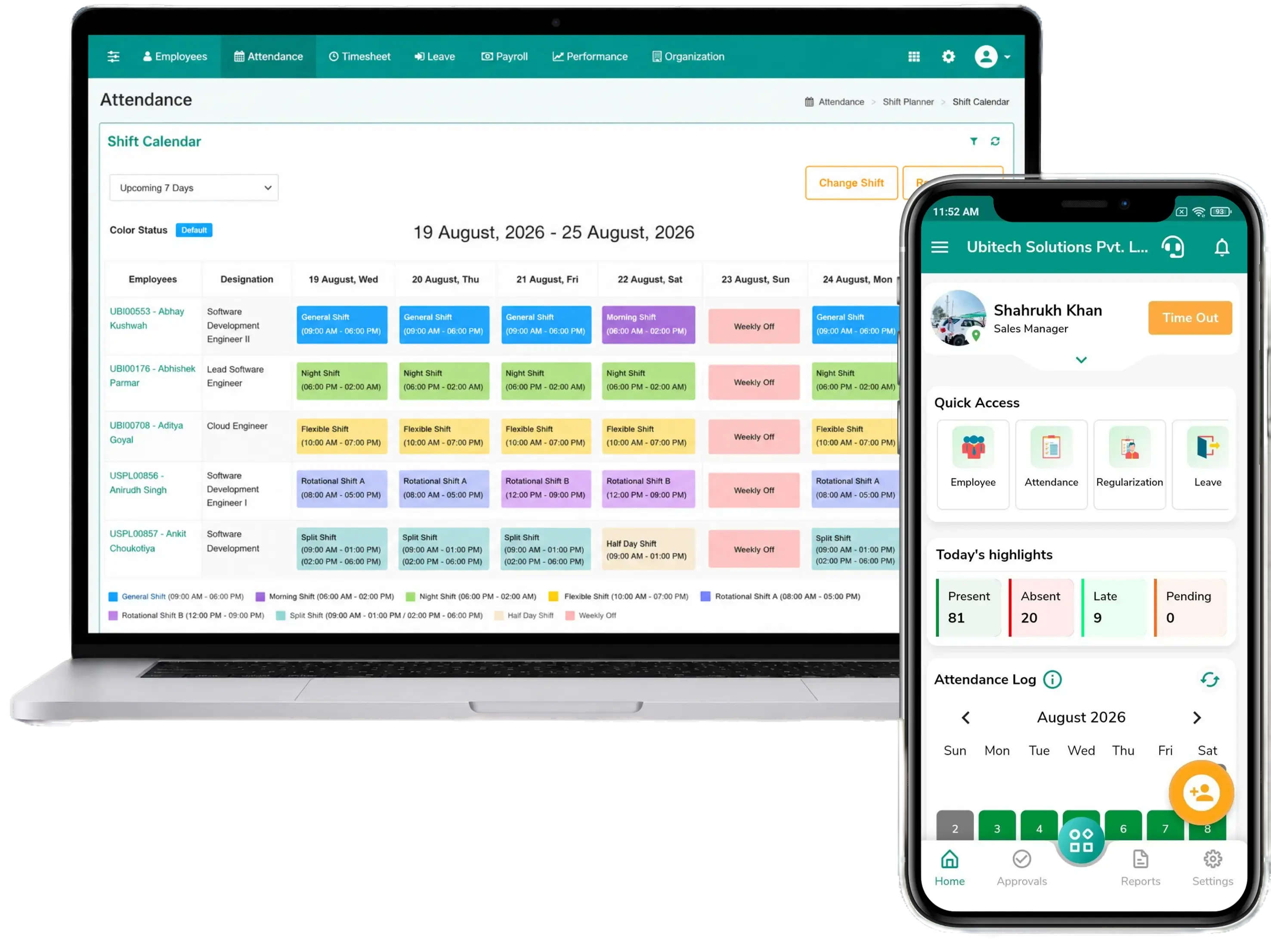 Odoo and ubiAttendance integration
