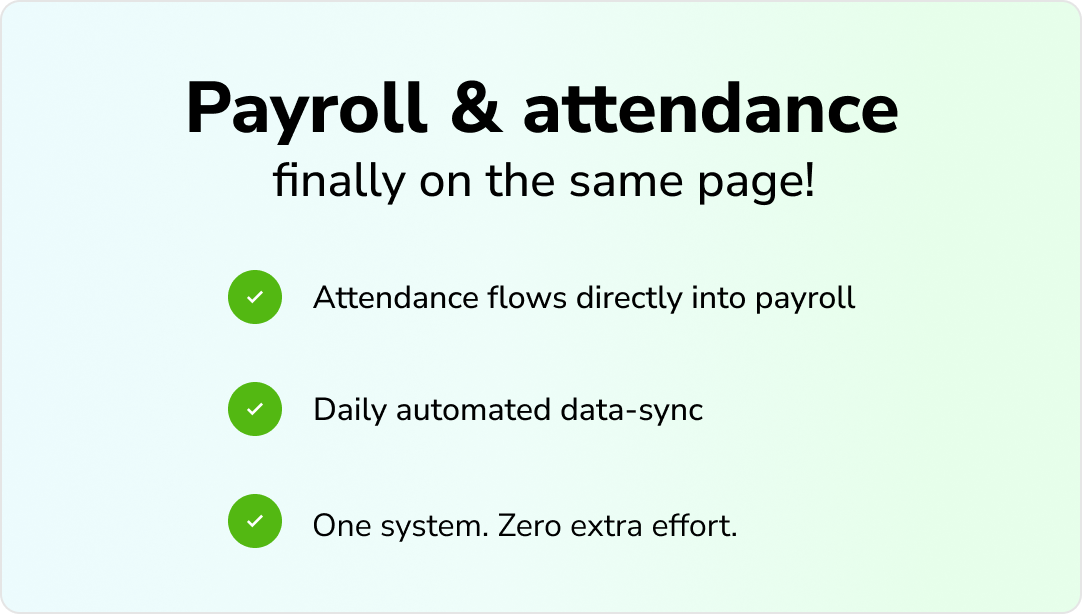 Payroll and Attendance Integration